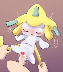 censored disembodied_penis duo female female_penetrated genitals jirachi legendary_pokemon male male/female male_penetrating male_penetrating_female nintendo penetration penile penile_penetration penis penis_in_pussy pokémon_(species) pokemon pokemon_(species) sakaeguchi_okarina vaginal_penetration video_games white_body