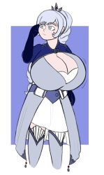 weiss schnee from rwby by kingmelon