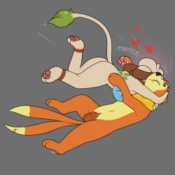 1:1 animal_genitalia anthro buizel duo embrace female genitals heart hi_res hug kai_(mr.smile) male male/female mimi_(mr.smile) mr._smile mr.smile nintendo pokémon_(species) pokemon sheath smeargle tackle_hug video_games