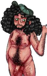 1boy artist_request balls ballsack beard benjamin_kondraki black_hair body_hair curly_hair dilf dr._kondraki facial_hair foreskin foreskin_folds green_eyes hairy_male human human_only intact long_hair_male male male_nipples male_only male_pubic_hair mature_male mustache nude_male penis retracted_foreskin scp_foundation scrotum semi-erect smooth_penis solo testicles toony uncut