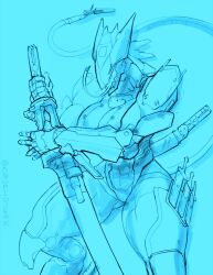 blade wolf from metal gear rising by snao