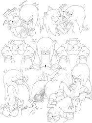 anthro anthro_only anus ass cum_in_pussy cum_in_uterus cum_inside cuntboy cuntboy/male heat impregnation intersex intersex/male knuckles_the_echidna male_only no_humans ovum penis pussy sonic_(series) sonic_the_hedgehog sonknux tailwag vagina vaginal_sex x-ray yaoi