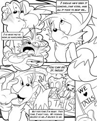 anthro bat comic fight fox greenhill older_female rouge_the_bat sammy_stowes sonic_(series) tails younger_male