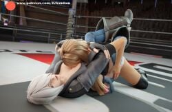 2girls 3d 3d_(artwork) alexa_bliss angel_(kof) asphyxiation beaten between_legs between_thighs blender blonde_hair blue_eyes bodyscissor boot_fetish boots breast_smother catfight dominant dominant_female domination dominatrix face_between_breasts face_in_breasts face_on_breast female_domination femdom fight fighting_ring fingerless_gloves hand_on_thigh head_between_breasts head_in_breasts helpless hug hugging_head humiliation jvfemdom king_of_fighters leather leather_jacket legs lezdom long_hair looking_at_viewer looking_back looking_pleasured loose_hair short_hair smile smothering snk squeezing thick_thighs thighs white_hair wrestling wrestlingryona wwe wwe_2k20 wwe_diva yuri