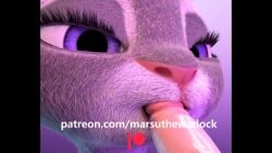 3d animated blowjob clothing judy_hopps marsuthewarlock no_sound orange_hair tagme video zootopia