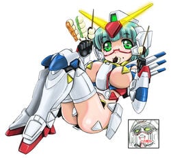 beginning_gundam gundam gunpla_builders_beginning_g mecha_musume tagme