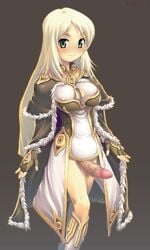 1futa clothed futanari high_wizard ragnarok_online solo tagme white_hair yn_red