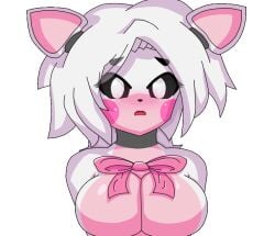 1girls animated big_breasts black_eyebrows black_sclera blush blushing bouncing_breasts bowtie breast_squish breasts breasts_against_glass breasts_against_screen clenched_teeth cute cute_face cute_fang cute_fangs featureless_breasts five_nights_at_freddy's five_nights_in_anime floppy_ears fox_girl gif jiggle jiggling_breasts large_breasts looking_at_viewer mangle_(fnaf) nervous no_visible_nipples pink_bowtie pink_fur rosy_cheeks sc-136 shadowcrafterz136 short_hair solo transparent_background upper_body white_eyes white_fur white_hair white_pupils