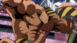 balls death_arms_(my_hero_academia) drawfag drawthread_request edit edited erection gay genitals male male_only my_hero_academia nipples penis retracted_foreskin screencap screenshot screenshot_edit serious uncut unknown_artist yaoi