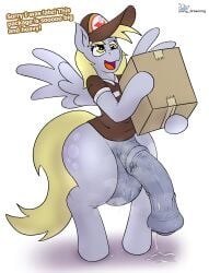 absurd_res animal_genitalia animal_penis balls big_balls big_penis blonde_hair blonde_mane bodily_fluids brown_clothing brown_hat brown_headwear brown_shirt brown_topwear clothing collared_shirt crossgender cutie_mark delivery_(commerce) delivery_employee derpy_hooves dripping equid equine equine_genitalia equine_penis eyelashes feral friendship_is_magic genital_fluids genitals grey_body hair hasbro hat headgear headwear hi_res horse leaking_precum mail male mammal mane medial_ring musk musk_clouds musk_fetish my_little_pony open_mouth open_smile pegasus penis pony pony_dreaming postal_carrier postal_delivery precum precum_drip shirt smile solo spread_wings standing standing_on_hind_legs sweat sweatdrop sweaty_balls sweaty_genitalia sweaty_penis tongue topwear uniform vein veiny_balls veiny_penis wings yellow_eyes yellow_tail