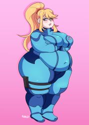 samus aran from metroid by miistko