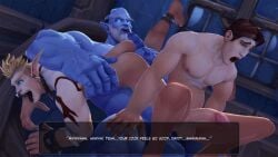 3d animated draenei elf gay group_sex high_elf human lust_for_adventure male_only pointy_ears size_difference sonpih world_of_warcraft