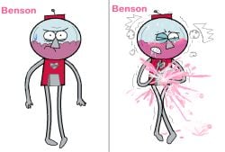 benson cum male_only masturbation regular_show solo solo_male