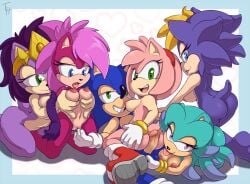 1boy 5girls amy_rose anthro archie_comics ass balls bernadette_hedgehog blue_eyes breast_grab breasts breezie_the_hedgehog breezie_the_hedgehog_(archie) brother_and_sister eulipotyphlan eulipotyphlan_humanoid exposed_torso female footwear furry furry_female gloves grabbing_balls green_eyes group_sex handwear harem hedgehog hedgehog_humanoid hot_dogging humanoid incest male male_harem mammal mammal_humanoid milf mostly_nude mother_and_daughter mother_and_son naked nude penis pimp pink_hair purple_body purple_eyes purple_hair pussy queen_aleena riding sega siblings sonia_the_hedgehog sonic_(series) sonic_the_hedgehog sonic_the_hedgehog_(archie) sonic_the_hedgehog_(comics) sonic_the_hedgehog_(series) sonic_underground teenager the_other_half tongue_out wet_pussy yellow_hair yuri