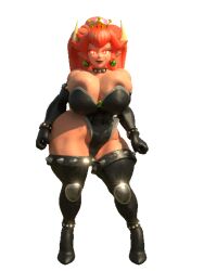 1girls 3d animated animated_gif areola_slip bowsette earrings female female_only for_sticker_use gif huge_ass huge_breasts looking_at_viewer mario_(series) new_super_mario_bros._u_deluxe nintendo red_bowsette red_eyes red_hair shocking_(artist) smiling_at_viewer solo_female sticker_template tagme tan-skinned_female thick_thighs transparent_background winking_at_viewer