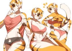 1girls anthro arknights aspirindabaitu big_ass big_breasts breasts bubble_butt female furry mx99926 solo_female tagme tiger waai_fu_(arknights)