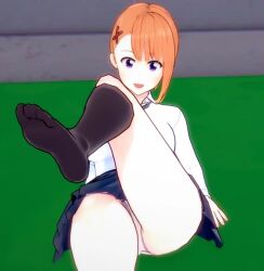 1girls 3d female female_only fully_clothed mieruko-chan panties solo upskirt yurikawa_hana