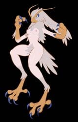 animal_humanoid anthro avian avian_humanoid blaziken breasts claws european_mythology feathers female gashamon_(artist) greek_mythology harpy harpy_humanoid hi_res humanoid mythological_avian mythology nintendo pokemon pokemon_(species) solo tail_feathers video_games