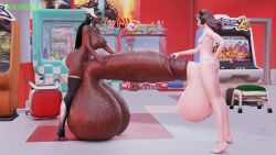 2futas 3d balls blue-tinted_eyewear d.va docking duo erection futa_docking futa_on_futa futa_only futanari gigantic_balls gigantic_penis gigantic_testicles huge_nipples huge_penis huge_testicles human hyper hyper_balls hyper_penis large_breasts light-skinned_futanari light_skin overwatch penis self_upload standing symmetra thighhighs tinted_eyewear urethral urethral_penetration veiny_penis visor wxokky