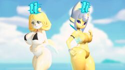 3d 3d_(artwork) 3d_model animal_crossing animal_crossing_new_leaf ankha ankha_(animal_crossing) ankha_(hazeker) big_ass big_breasts big_thighs doubutsu_no_mori furry furry_only furry_tail hazeker highwizard isabelle_(animal_crossing) isabelle_(highwizard) nairu_(doubutsu_no_mori) nintendo paused rekki time_stop year_request