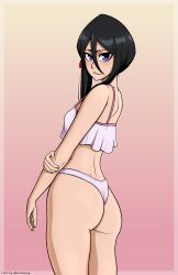 bleach clothed female female_only kuchiki_rukia milf mistowing petite underwear