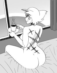 ass black_and_white female female_only kill_la_kill kiryuuin_ragyou mother naked nude sideboob solo tagme walkingdeadmann