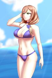 breasts female female_only genshin_impact green_eyes hayato_stuff lisa_(genshin_impact) solo tagme