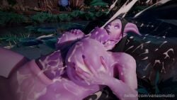 1futa 3d 3d_(artwork) autofellatio autopaizuri blender completely_nude cum cum_everywhere draenei draenei_futa excessive_cum futa_only futanari horsecock huge_ass huge_breasts nude nude_futanari solo tentacle vanasmut voluptuous warcraft world_of_warcraft