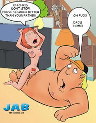 ape chris_griffin cum cum_inside evil_monkey family_guy female hairy_pussy human incest interspecies jab lois_griffin male monkey mother_and_son primate pubic_hair red_pubic_hair straight