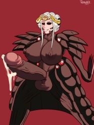 1futa claws edelgard_von_hresvelg edelgard_von_hresvelg_(hegemon_husk) fire_emblem fire_emblem:_three_houses futa_only futanari large_breasts large_penis monster post-timeskip precum solo_futa tagme tool01k veiny_penis white_hair