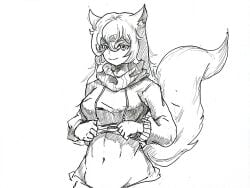 fox hint moxia teenage_girl white_hair