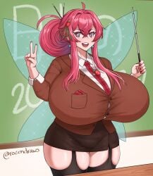 big_breasts breasts fairy_ichika fairyichika female gaikiken huge_breasts indie_virtual_youtuber tagme thunder_thighs virtual_youtuber