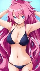 artina bra breasts disgaea disgaea_4 hair_down iwasi_r large_breasts nippon_ichi_software panties underwear underwear_only