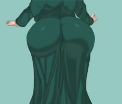 1girls absurd_res ass ass_focus ass_in_dress back back_view backboob big_ass big_butt breasts bubble_ass bubble_butt butt butt_focus clothed clothing covered_pussy curvaceous curvy curvy_female curvy_figure dat_ass dress esper female female_focus female_only fubuki_(one-punch_man) green_background green_dress heroine highres hips hourglass_figure huge_ass large_ass light-skinned_female light_skin one-punch_man plump plump_camel_toe presenting presenting_ass presenting_butt psychic pussy_bulge seductive shiny_clothes sideboob skirt solo solo_female solo_focus standing thick thick_ass thick_thighs tight_clothing tight_dress venus_body voluptuous walking wedgie wide_hips zerin