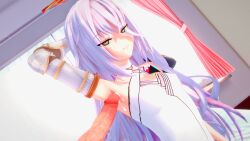 3d armpit_sex armpits hololive hololive_english hololive_staff koikatsu omega-alpha_(hololive) virtual_youtuber