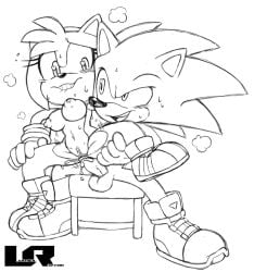 1boy 1girls amy_rose anal anal_penetration anal_sex anus breasts cum cum_in_anus cum_inside exposed_torso female footwear handwear heart-shaped_pupils hedgehog humanoid leatherruffian male medium_breasts nipples penetration penis pussy sega sex shoes shoes_only sonic_(series) sonic_the_hedgehog sonic_the_hedgehog_(series) uncolored vagina