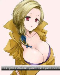 1girls blonde_hair busty gelda meliodas nanatsu_no_taizai showing_breasts the_seven_deadly_sins