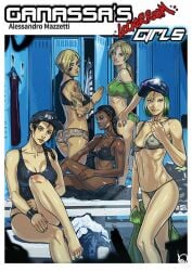 ash_(rainbow_six) brazilian brazilian_female caveira_(rainbow_six) ela_(rainbow_six) female ganassa iq_(rainbow_six) locker_room pinup rainbow_six rainbow_six_siege valkyrie_(rainbow_six)