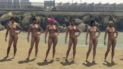 3d 5girls artist_request grand_theft_auto grand_theft_auto_online grand_theft_auto_v gta5 gta_5 gta_v gtav maya maya_babe mayababe tagme