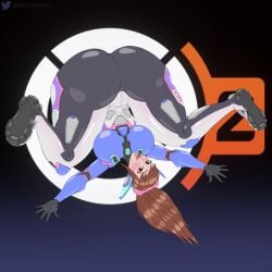 ass ass badshipper big_ass big_butt brown_hair d.va overwatch thick_thighs