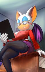 1girls anthro bat big_breasts fox huge_breasts marthedog no_sex older_female rouge_the_bat sonic_(series) sonic_the_hedgehog_(series) tails teacher teacher_and_student upskirt younger_male