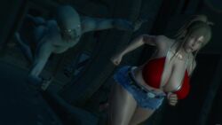 3d against_wall animated balls big_breasts breasts gigantic_breasts hooker huge_breasts hyper_breasts large_breasts mp4 ozisan prostitute rape sex sound video zombie