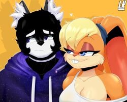 big_breasts breasts female infidelity lobo_(lobokosmico) lobokosmico lola_bunny male tagme