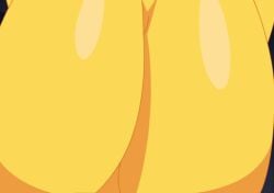 animated animated_gif animatronic big_breasts bouncing_breasts breasts chica_(fnaf) five_nights_at_freddy's five_nights_in_anime furry huge_breasts large_breasts mairusu-paua robot robot_girl swinging_breasts yellow_body yellow_skin