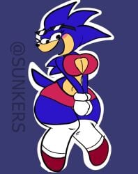 big_breasts clothed glasses meme rule_63 sanic_hegehog sonic_(series) sunkers thick_thighs