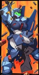 big_breasts breasts female gundam mecha mobile_suit_gundam rgm-79sp_gm_sniper_ii shoolmail tagme