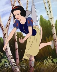 artist_name ass character_name copyright_name coxxy disney disney_princess female hanging_wedgie snow_white_(disney) snow_white_and_the_seven_dwarfs stuck teenager underwear wedgie