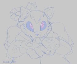 1boy animatronic big_hands blowjob case:_animatronics cat_(case) drawing emma_a-1 feline female five_nights_at_freddy's keycard pink_eyes robot sketch squikbat straight sucking sucking_penis tail