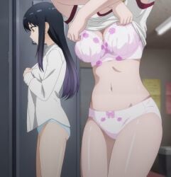 3rd_party_edit bra female female_only mieruko-chan panties screencap underwear yurikawa_hana