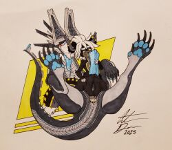 amber_eyes android anthro anthro_on_feral ass big_penis bikerboyart biped black_body black_fur blue_pawpads blue_penis blue_tongue breasts claws curvy_figure dragon drooling_tongue duo erection eyelashes eyeless feet female female_anthro female_on_feral female_on_top feral feral_on_bottom front_view fur genital_focus genitals grey_body grey_fur hair hand_on_leg hi_res hourglass_figure larger_feral larger_male long_tongue lying machine male male/female male_feral male_on_anthro mythological_creature mythological_scalie mythology nipples on_back on_top pawpads penis penis_focus robot scalie sex short_stack size_difference small_breasts small_waist smaller_anthro smaller_female spread_legs spreading straddling straddling_penis tail thick_thighs thigh_sex toe_claws tongue traditional_media_(artwork) translucent translucent_penis vst_(fluff-kevlar) warning_(fluff-kevlar) white_hair yellow_body yellow_fur yellow_nipples yellow_pawpads yellow_tongue zoophilia